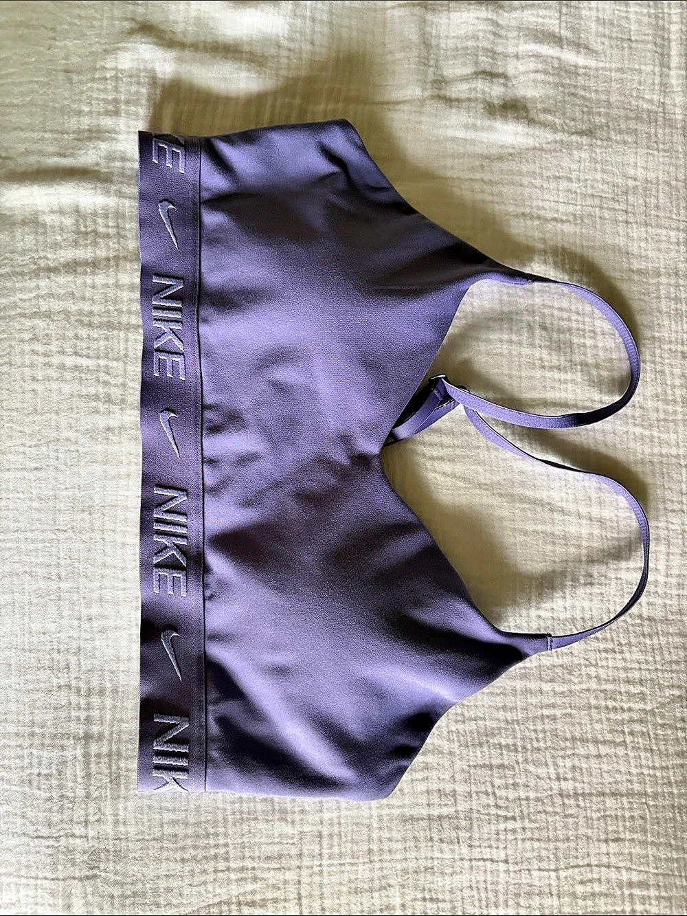 Nike Indy Dri-FIT Sports Bra Purple Medium Like New